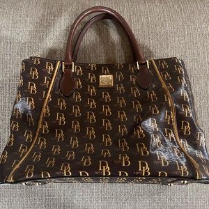 Dooney & Bourke Brown Satchel/Bag/Purse